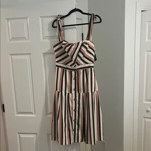 Gianni bini Striped Sleeveless Dress size L